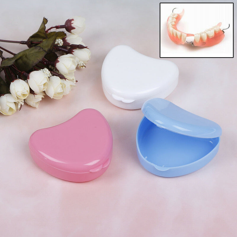 Dental orthodontic retainer box case for denture teeth mouth guard storage B Gw