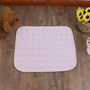 Summer Pet Cooling Ice Mat Cat Puppy Dog Sleeping Blanket Cushion (Pink L) A