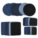 24Pcs Iron On Denim Cotton Patches Repairing Decorating Kit for Jeans 3 LJ
