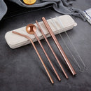 Environmentally Friendly Stainless Drink Straws Set with Carry Box and Clea