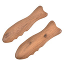 1PC Fragrant Wood Scraping Board Fish-shaped Wooden Scraper Massager Body CSEAU