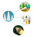 9 Pcs Cone Shaped Styrofoam Foam Ornaments for Handmade DIY Modelling Crafts