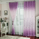 Pachira Printed  Tulle Curtain Voile Door Window Curtain Purple c