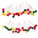Approx.50pcs Hawaiian Luau Fruit Cocktail Umbrella Picks Drinks Party Decor