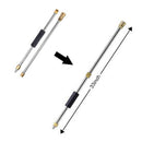 Pressure Washer Extension Spray Wand with 5 Spray Nozzle Tips 1 Pivoting Co