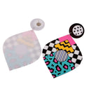 Exquisite Colorful Acrylic Long Drop Dangle Pop-Art Cubic Pattern Gift Women
