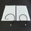 2pcs Carbon Fiber 12V Car Heated Seat Pads Covers Seat Warmer Mats for Winter
