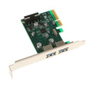 2Ports USB 3.1 Type A HUB to PCI-E PCI Express 4X Adapter Converter Card