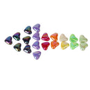 Approx. 50Pcs Colorful Acrylic Heart-Shaped Loose Beads for Jewellery Makin