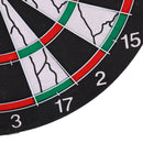 Double-sided Flocking Dart Board Bulls-Eye Game with 6 Darts Fitness Equipment