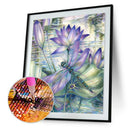 Dragonfly Lotus Flower 5D DIY Full Drill Diamond Painting Embroidery Decor