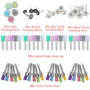 Dental Tooth Polishing Paste Bristle Wool Wheel Prophy Brush Cup Polishing Kit-