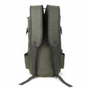 Large Fishing Tackle Backpack Cylindrical Fishing Gear Bags (Army Green)