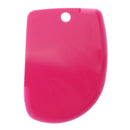 3 PLASTIC CAKE SCRAPERS FONDANT BAKING PLAIN SMOOTH JAGGED EDGE(rose Red) J8Y7
