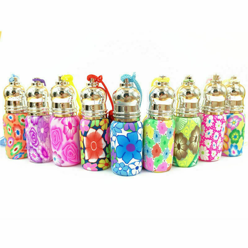 1pc 6ml Cute Glass Empty Perfume & Essential Oil Bottle Roll E9E5 On Roller I0W6