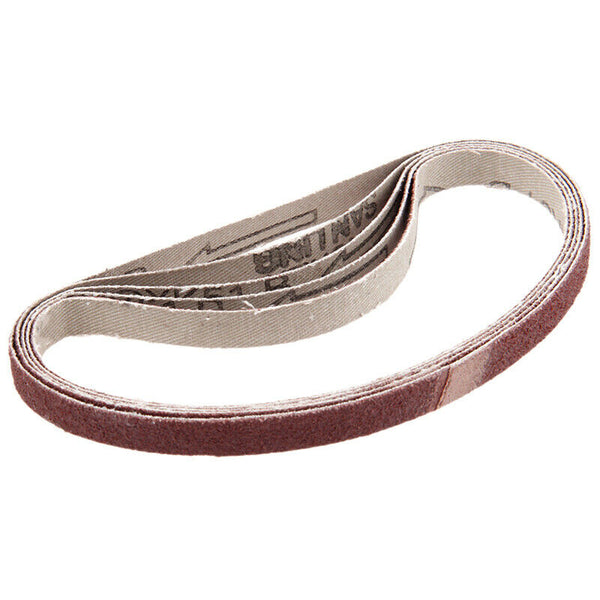 50Pcs Aluminum Oxide Sanding Belts Set 80Grit Sanding Belts Set For Sander  M3K1