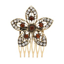 Bridal Wedding Crystal Jewel Diamante Hair Comb Hair Piece Clip Claw Clasp