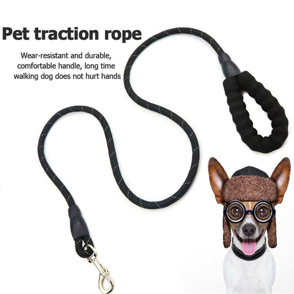 Reflective Large Dog Leash Polyester Rope Pet Dog Running Tracking Leashes #gib