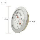 Household Mini Metal Thermometer Hygrometer for Room Temperature Humidity M
