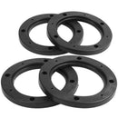 Car 4 Inch Inner Dia Speaker Spacers 4Pcs Black Z6M5