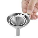 3Pcs/Set Liquid Kitchen Variety Stainless Steel Funnel Large Medium Small AU