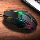 USB LED Backlit RGB Wired Gaming Mouse 1600 DPI Office Home Mice with Side