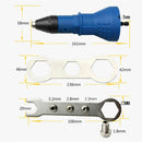 Electric Rivet Nut Gun Cordless Riveting Tool Insert Nut/Drill Adaptor AWG