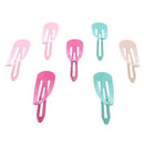 100 Pack Solid Candy Color 2 Inch Barrettes for Women Snap Hair Clips