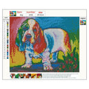5D DIY Full Drill Diamond Painting Dog Cross Stitch Embroidery Mosaic Kit