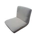 Stretch One-piece Low Short Back Chair Pretector for Kitchen Party Grey