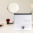 Clear PVC Waterproof Makeup Bag Transparent Travel Cosmetic Wash Pouch (L) A