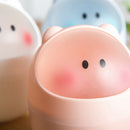 Mini Waste Bin Desktop Garbage Basket Cleaning Barrel Creative Small Desk O