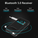 Bluetooth Receiver/Car Kit, Portable  AUX Adapter 3.5mm Stereo Output (Bluetooth