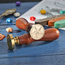 Retro Fire Painting Stamp Wax Seal for Stamping Envelopes Wedding (F130) A