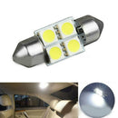 14PCS Car LED Light Interior Package Xenon White Bulbs T10 & 36mm Accessory Kit