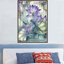 Dragonfly Lotus Flower 5D DIY Full Drill Diamond Painting Embroidery Decor
