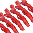 6PCS Plastic Makeup Styling Clips Cutting Alligator Clips Barrettes No Trace