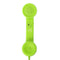3.5mm Mic Retro Cell Telephone Handset Phone Classic Receiver Pink+Green