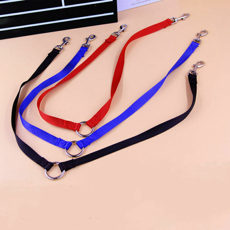 Nylon Double Lead Coupler Twin Dog Two Pet Dog Walking Leash_Split Duplex K O3X3
