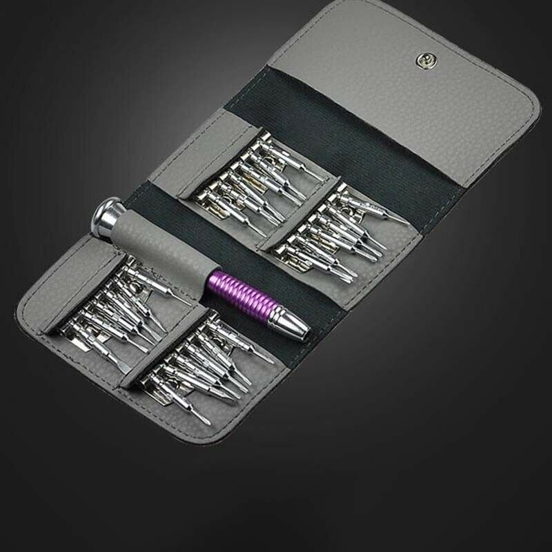 25 in 1 Screwdriver Set Opening Portable Precision Opening Repair Wallet To E8B5