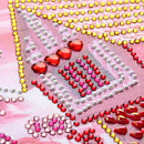 Special Shaped 5D Diy Diamond Painting "Pink Sweet House Lollipop" Embroide