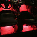 4 LED Strip Car SUV Interior RGB Atmosphere Decorative Light Neon Lamp 12V