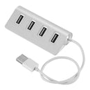 4 Ports USB2.0 HUB Super Speed Aluminium Alloy Splitter Adapter Converter