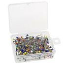 250 Pieces Sewing Pins Ball Glass Head Pins Straight Quilting Pins For Dres D4M3
