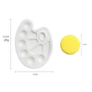 Kids Early Learning Sponge Painting Brushes Kit, 36 Pieces Sponge Drawing Shapes