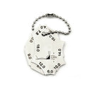 2pcs Stainless Steel Welding Gauge Key Pocket Gage Inspection Ruler tool ME