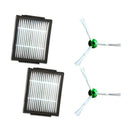 1X(2 X Hepa Filter+2 X Side Brush For Roomba I7 E5 E6 I Series Robot Vacuum