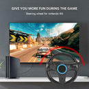 Steering Wheel for Nintend Wii Mario Racing Games Remote Controller (Black)
