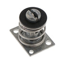 1 Piece Metal Push Button Latch for Cabinets and Doors Renewed Fitting