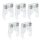 5PCS/Lot ISO30 Tool Holder Clamp Iron+ABS Flame Proof Rubber Claw